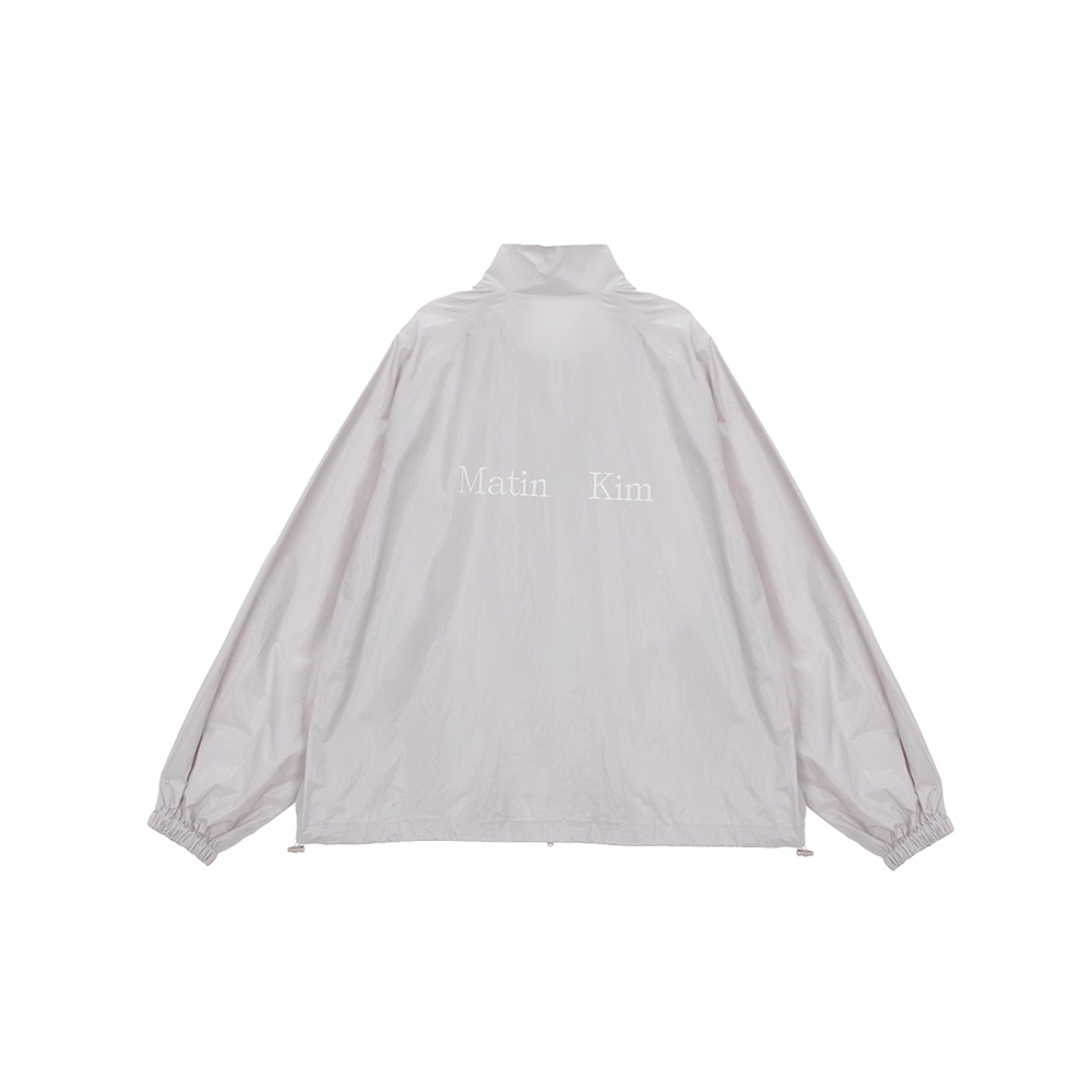 MATIN KIM LOGO COATING JUMPER IN GREY - 감도 깊은 취향 셀렉트샵 29CM