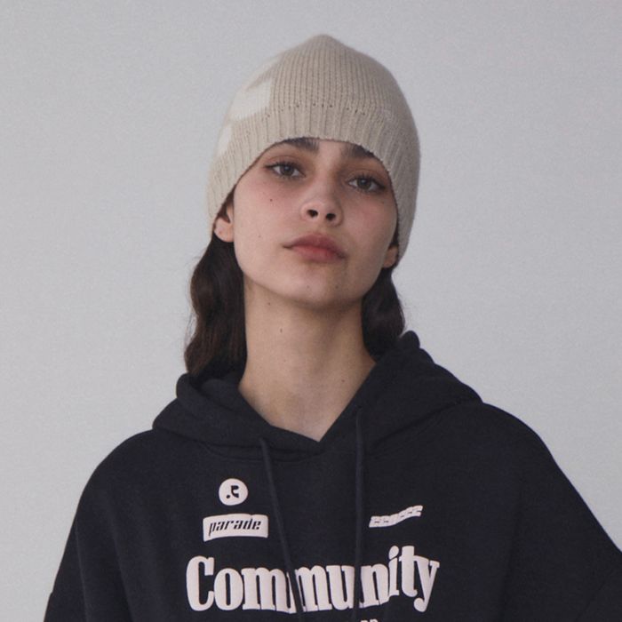 Rest Recreation Mohair Jacquard Beanie Hats 600066020gry