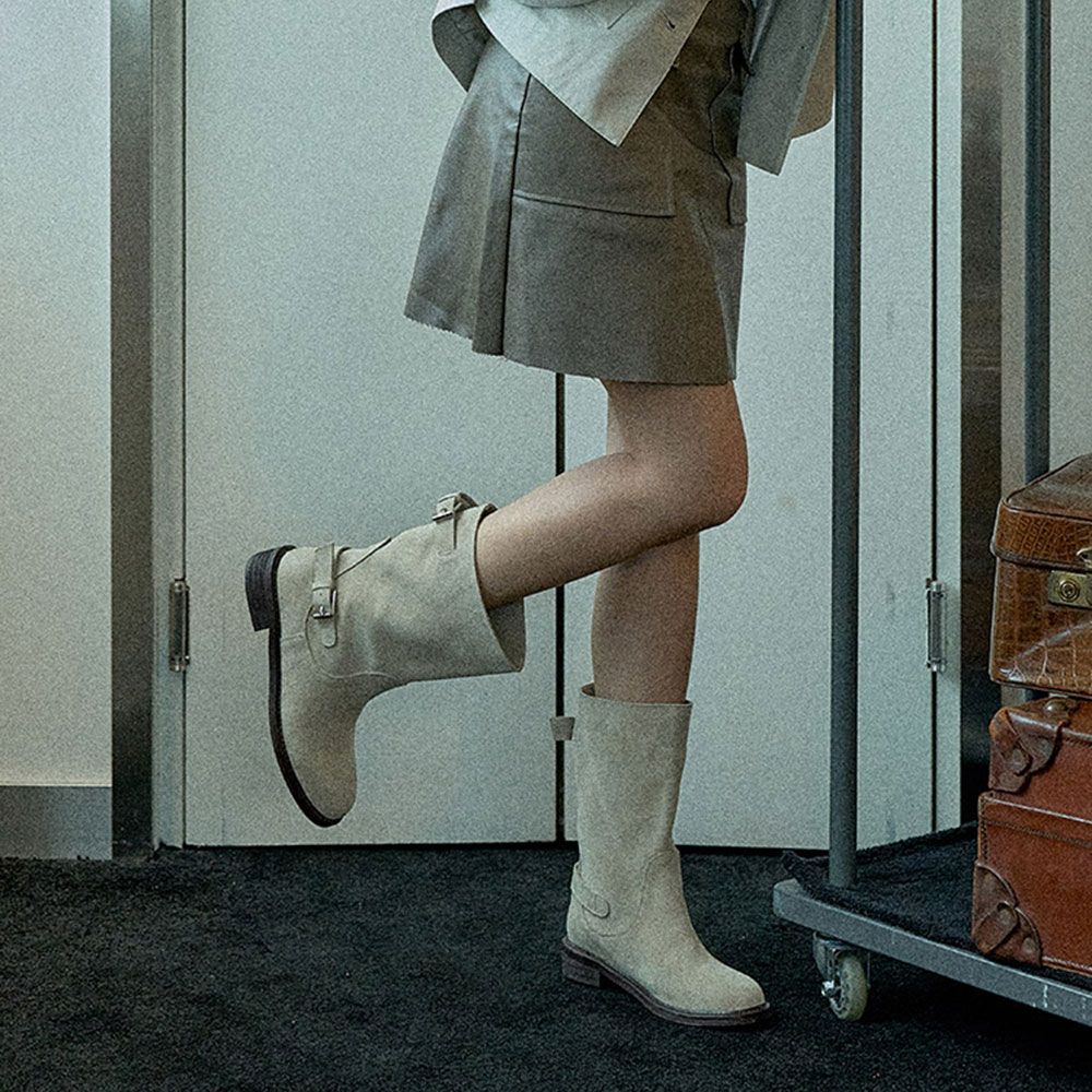 나나 소가죽 스웨이드 투 벨트 부츠_B1342(3Colors) - 감도 깊은 취향 셀렉트샵 29CM