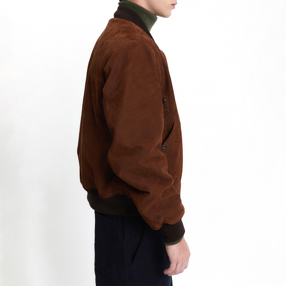 MA-1 LEATHER JACKET / BROWN NUBUK - 감도 깊은 취향 셀렉트샵 29CM