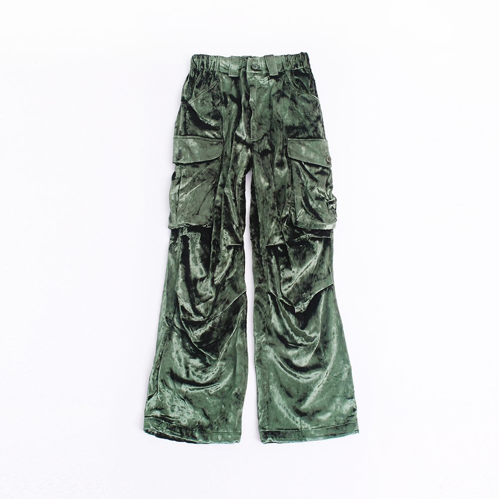 VELVET CARGO PANTS (GREEN) 감도 깊은 취향 셀렉트샵 29CM