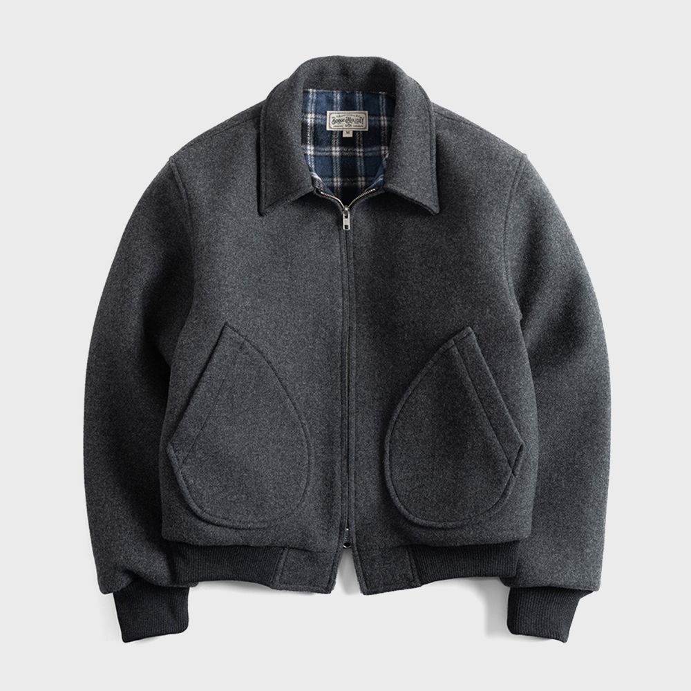 10 WOOL BOMBER JACKET (charcoal) 감도 깊은 취향 셀렉트샵 29CM