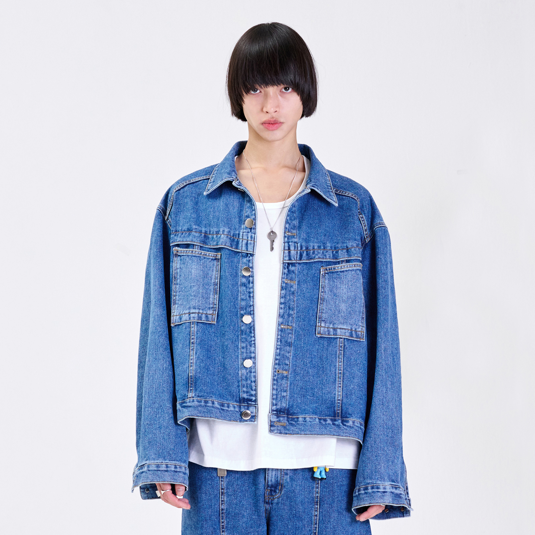 LA MER MA MAISON】23FW☆ COVER P DENIM JACKET-