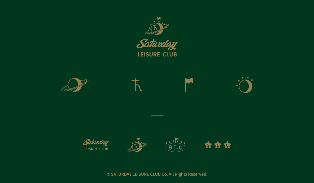 Saturday Leisure Club Logo Leisure Hoodie(Unisex) - Green
