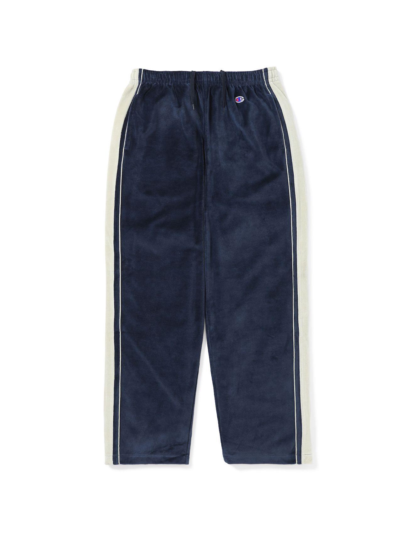 Champion navy velour track hot sale pants