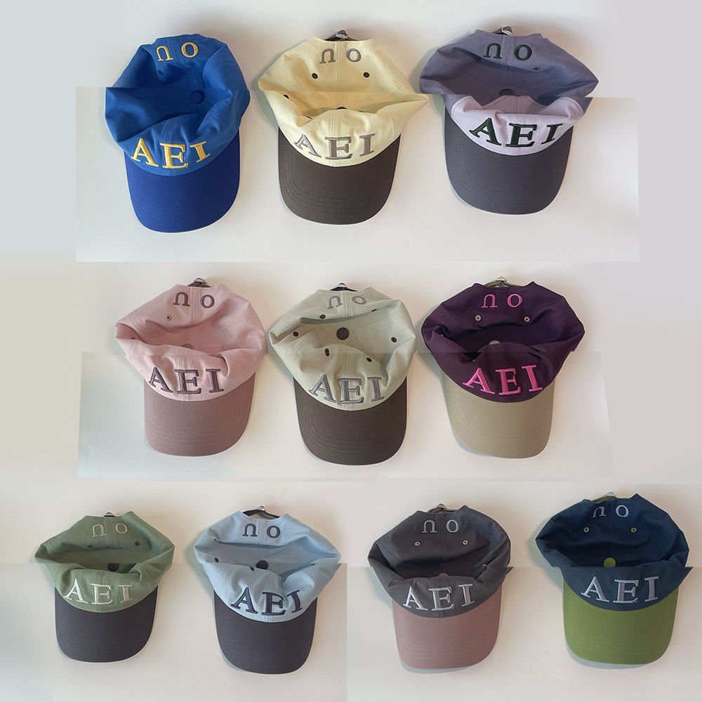 Aeiou Logo Lettering Cap 10 Colors - 감도 깊은 취향 셀렉트샵 29CM