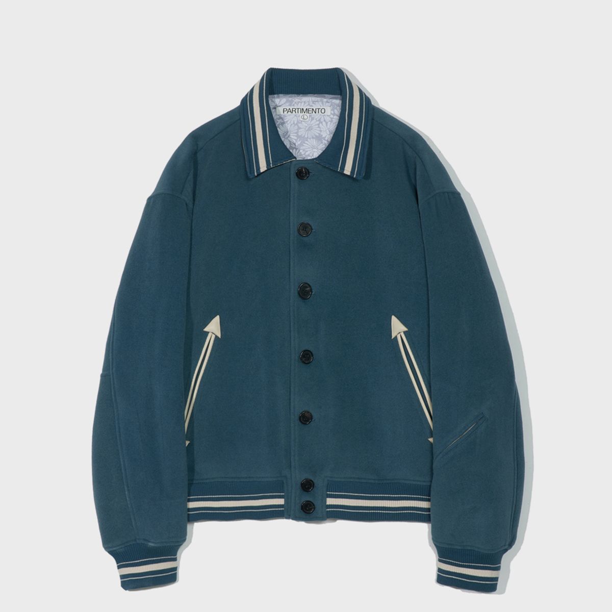 Melton Western Varsity Jacket Blue - 감도 깊은 취향 셀렉트샵 29CM