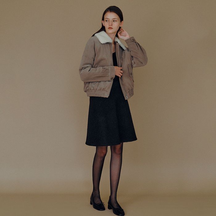 CORDUROY SHEARING DETACHABLE JUMPER KHAKI 감도 깊은 취향 셀렉트샵 29CM