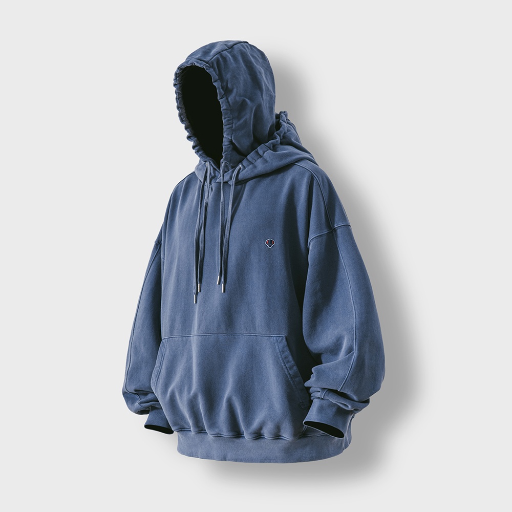 Pigment Wappen Double Hoodie - Navy - 감도 깊은 취향 셀렉트샵 29CM