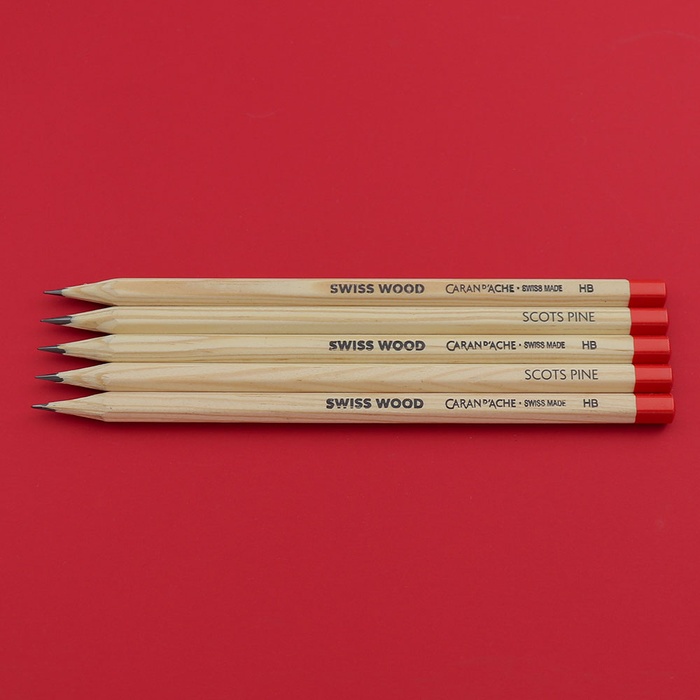 Caran d'Ache Swiss Wood HB Pencil