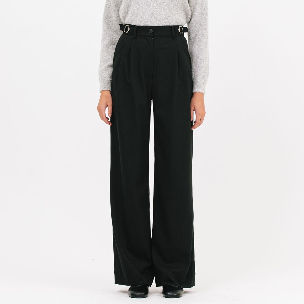 double buckle pants_black 감도 깊은 취향 셀렉트샵 29CM