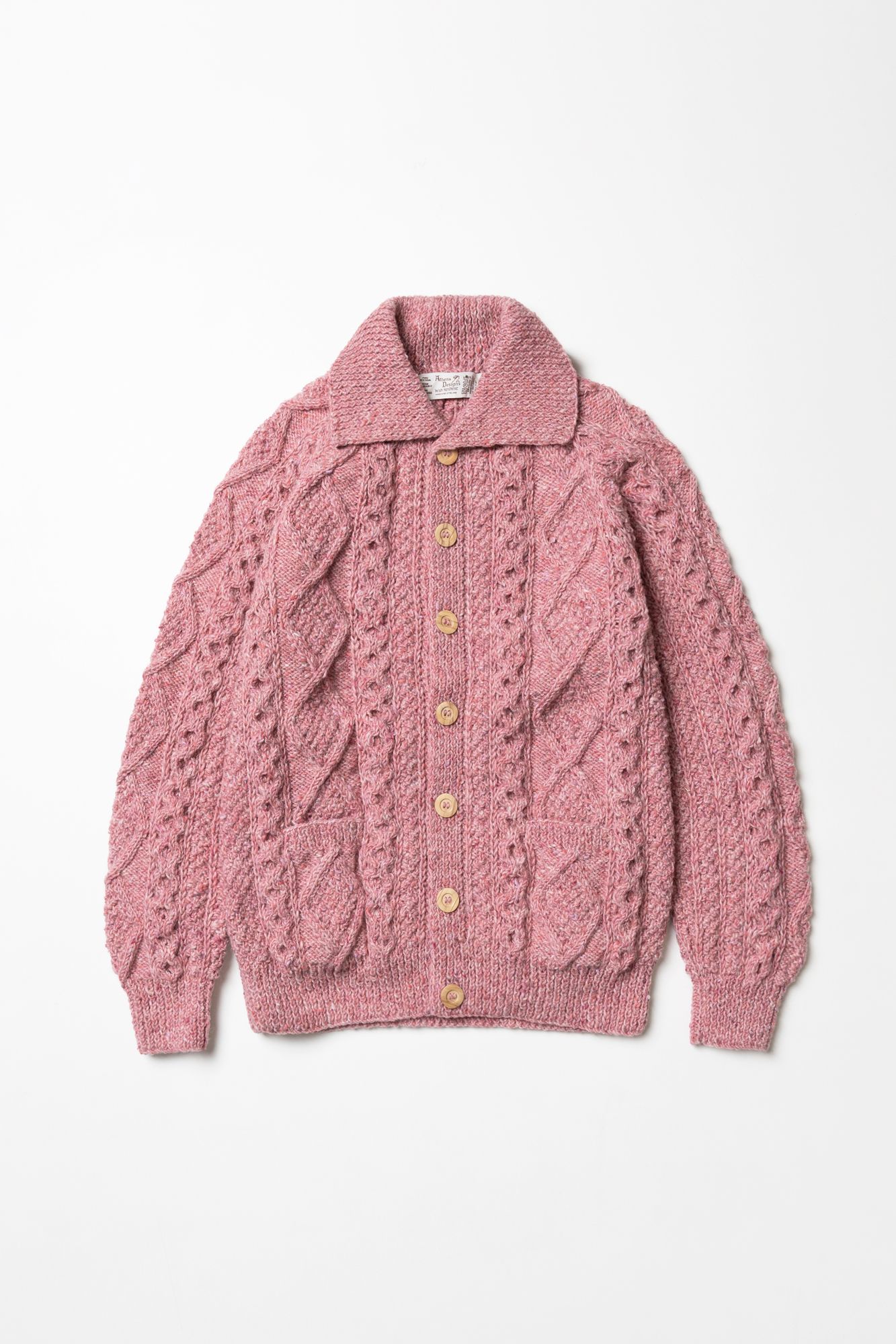 ATHENA DESIGNS 2S Collar Cardigan - Dusty Pink(4735) - 감도 깊은 취향 셀렉트샵 29CM