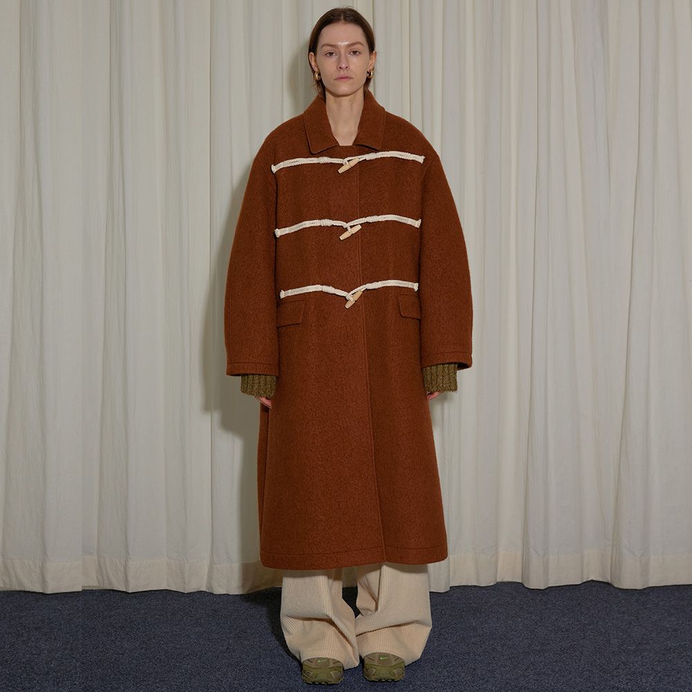 MOHAIR TOGGLE DUFFLE COAT BROWN 감도 깊은 취향 셀렉트샵 29CM