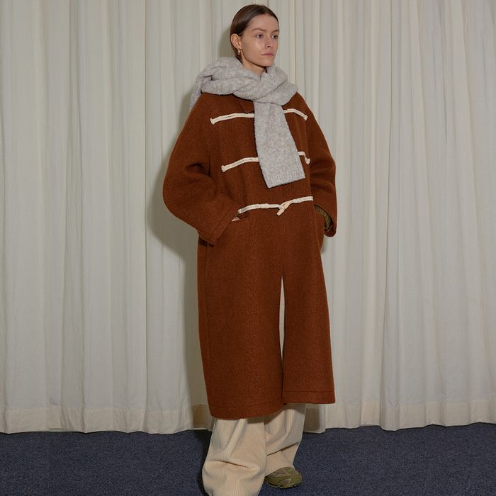 MOHAIR TOGGLE DUFFLE COAT BROWN 감도 깊은 취향 셀렉트샵 29CM