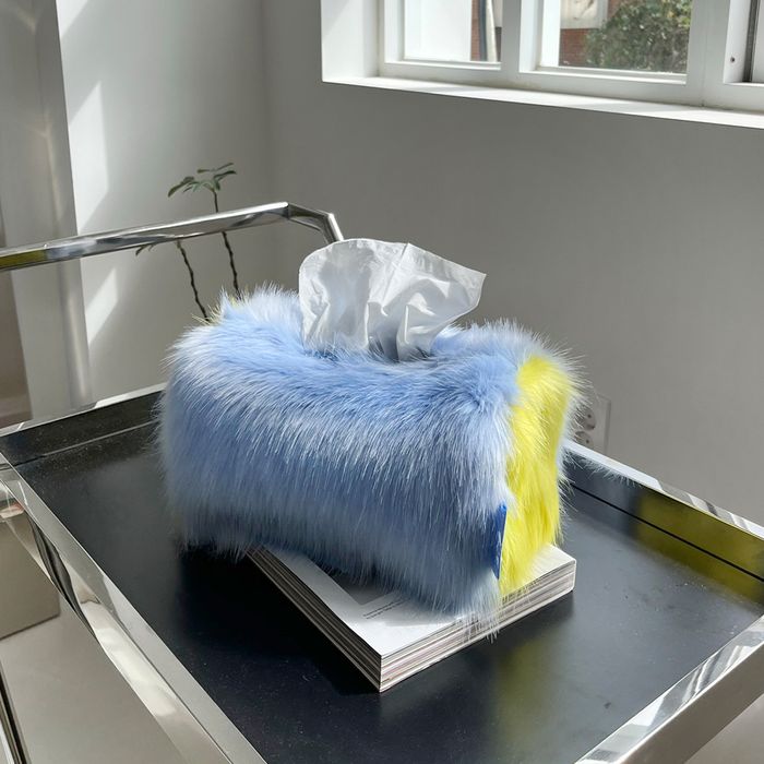 Fur-ppet Tissue Case (Color Block A) - 감도 깊은 취향 셀렉트샵 29CM