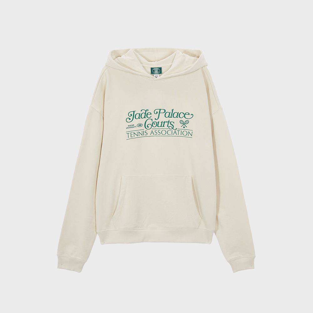 [GO x 88RISING] Jade Palace Courts 긴팔 후드티_LIGHT BEIGE 감도 깊은 취향 셀렉트샵 29CM