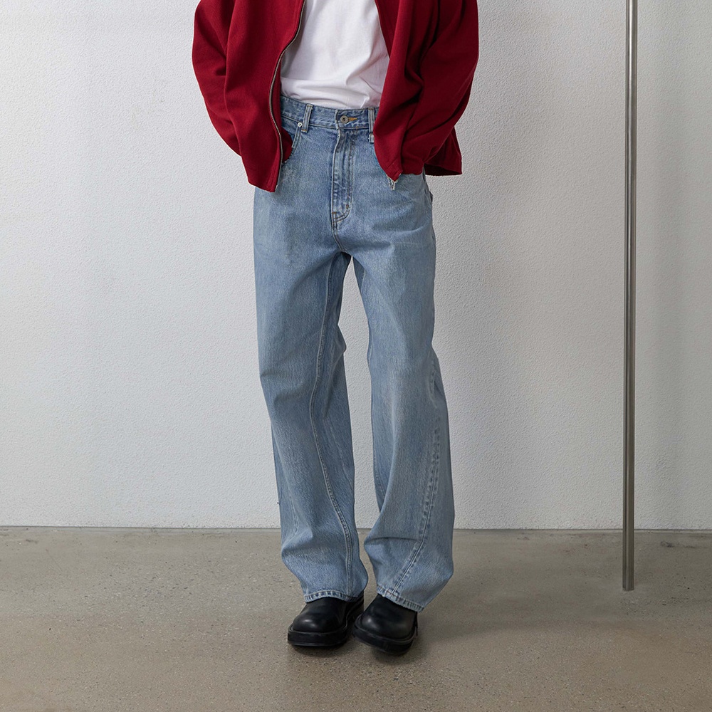 Wide Fit Denim Pants _ Washing Blue - 감도 깊은 취향 셀렉트샵 29CM