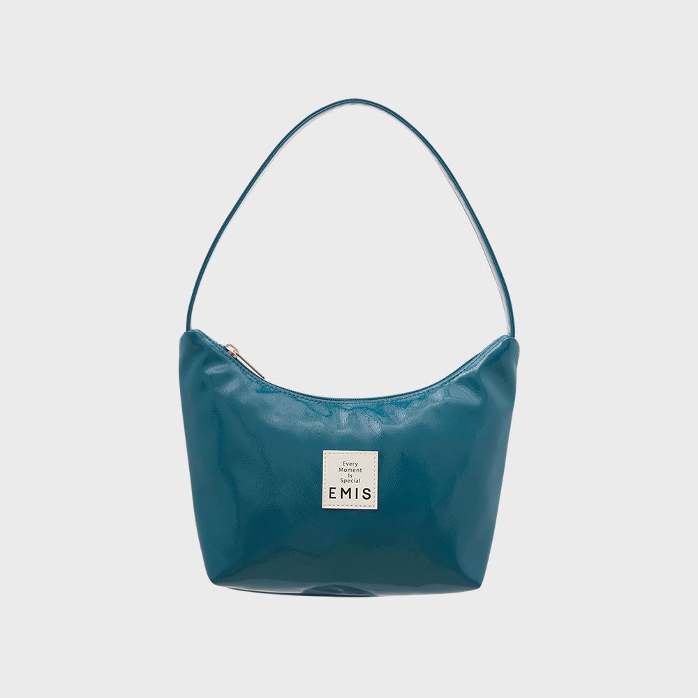 NEW ENAMEL HOBO BAGBLUE GREEN 감도 깊은 취향 셀렉트샵 29CM