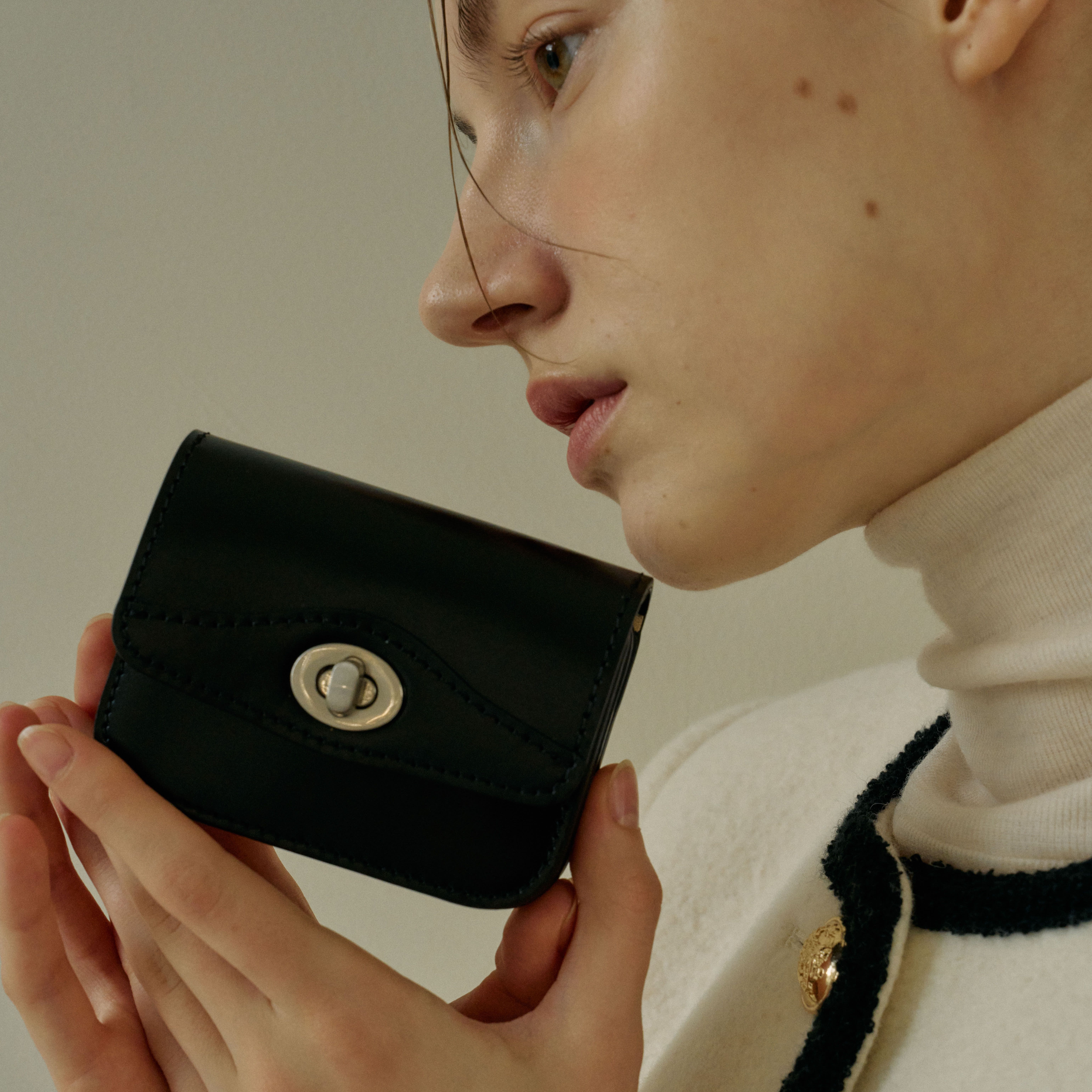 ★you a use★ Wonder wallet Black(fullup) Gold/Silver Wonder wallet - Black(fullup) Gold/Silver - 감도 깊은 취향