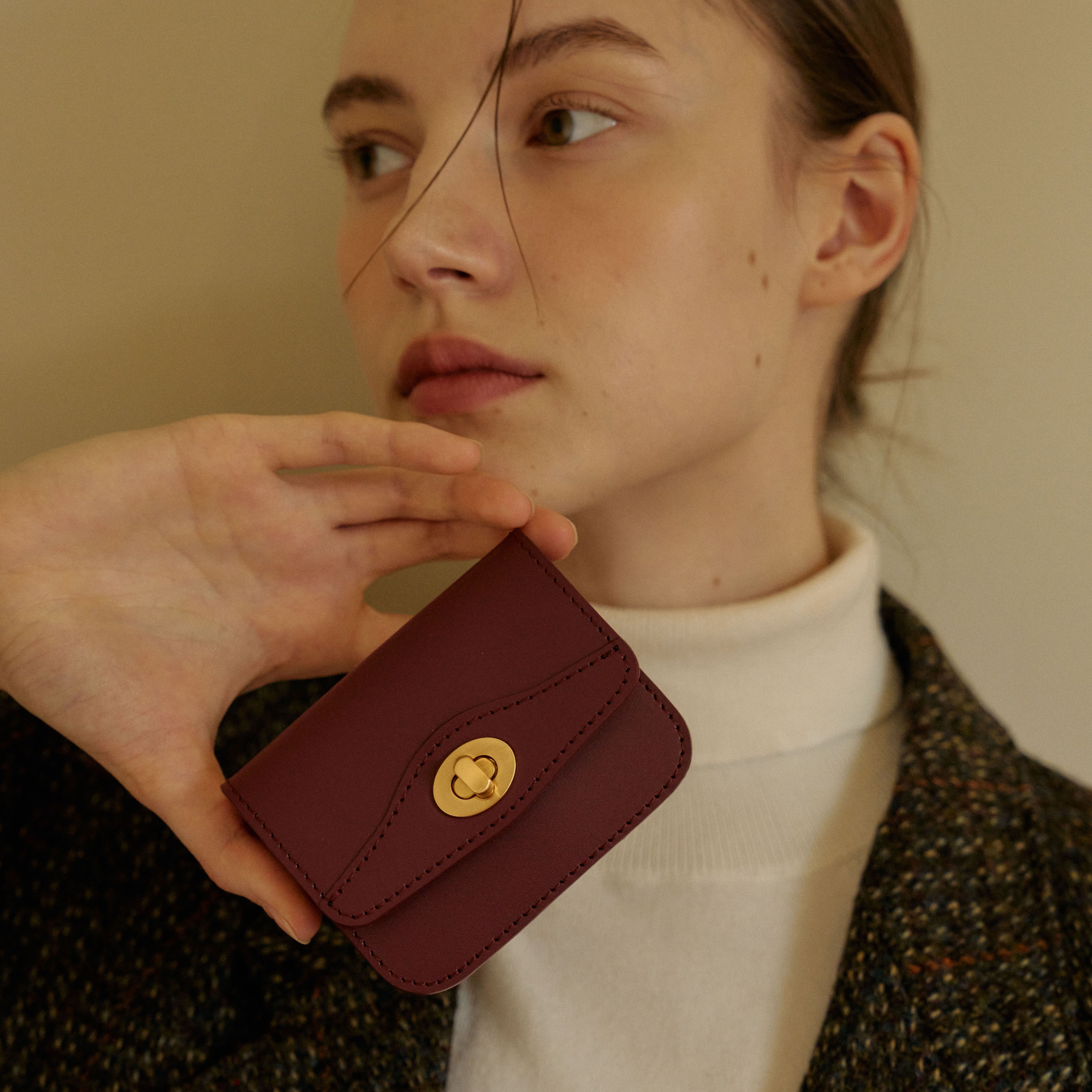 Wonder wallet - Wine - 감도 깊은 취향 셀렉트샵 29CM