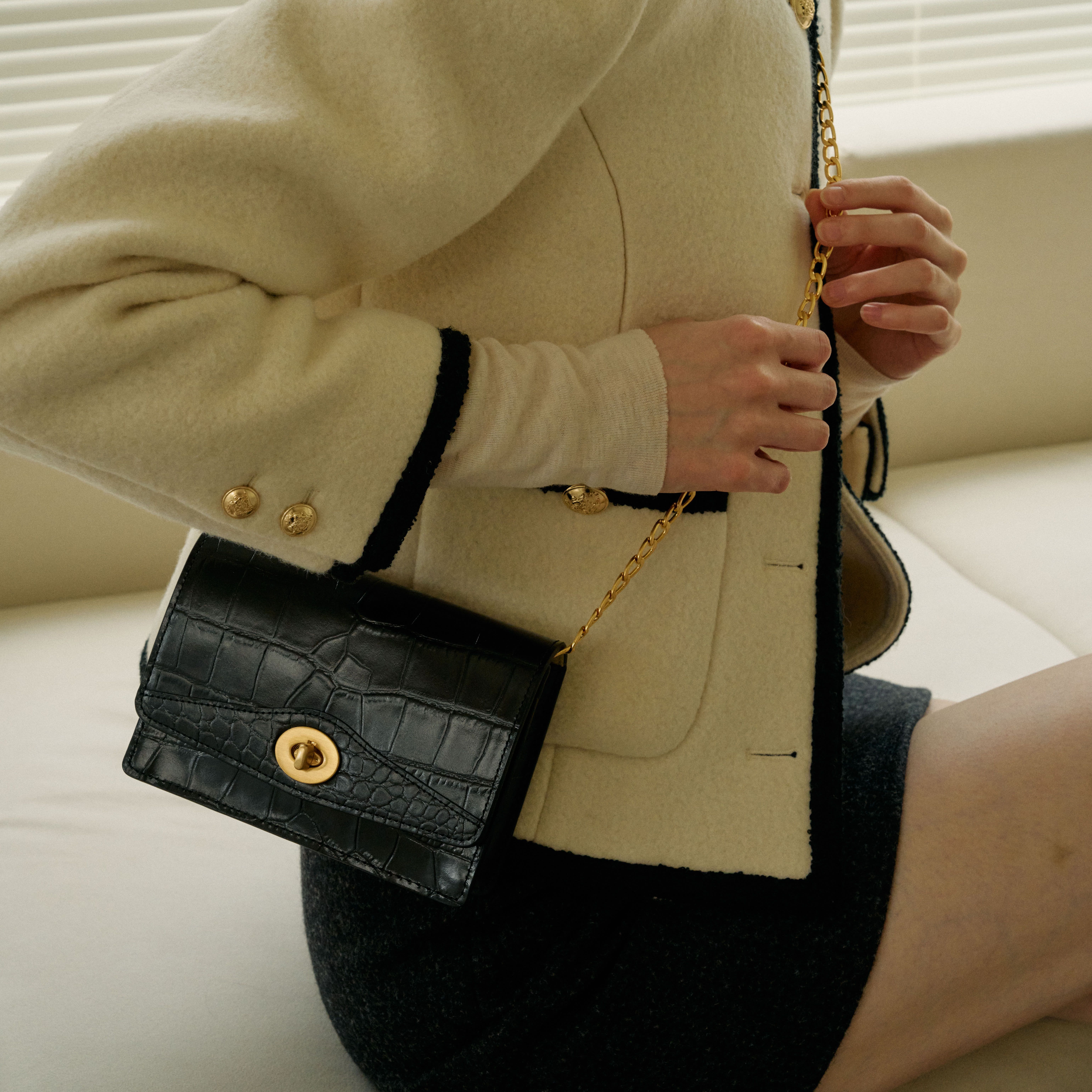 Wonder wallet (Lizard khaki) - 감도 깊은 취향 셀렉트샵 29CM