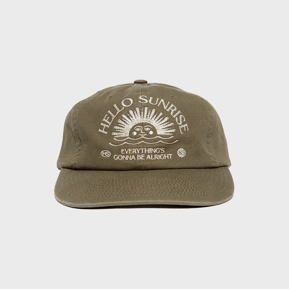 Washed HS Arch Logo 6Panel Cap (Khaki (Ivory)) - 감도 깊은 취향 셀렉트샵 29CM