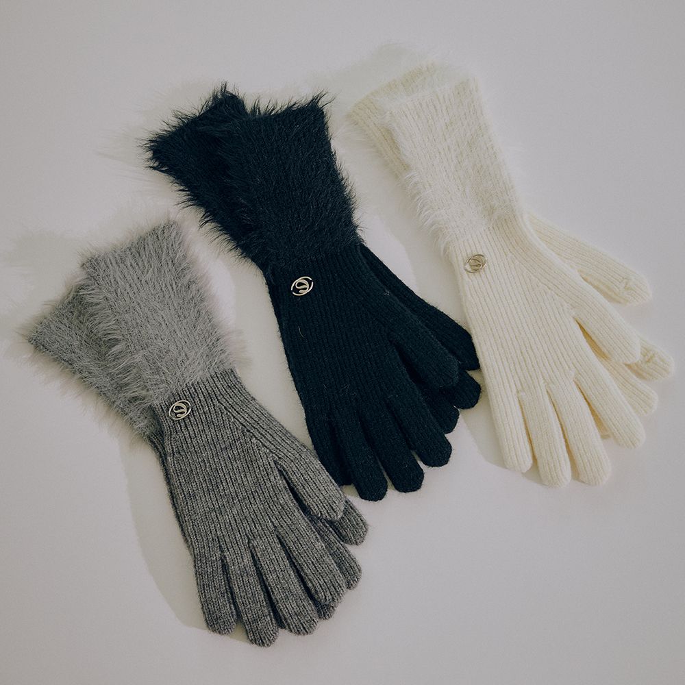 CO FUR LONG KNIT GLOVES [3COLOR] 감도 깊은 취향 셀렉트샵 29CM