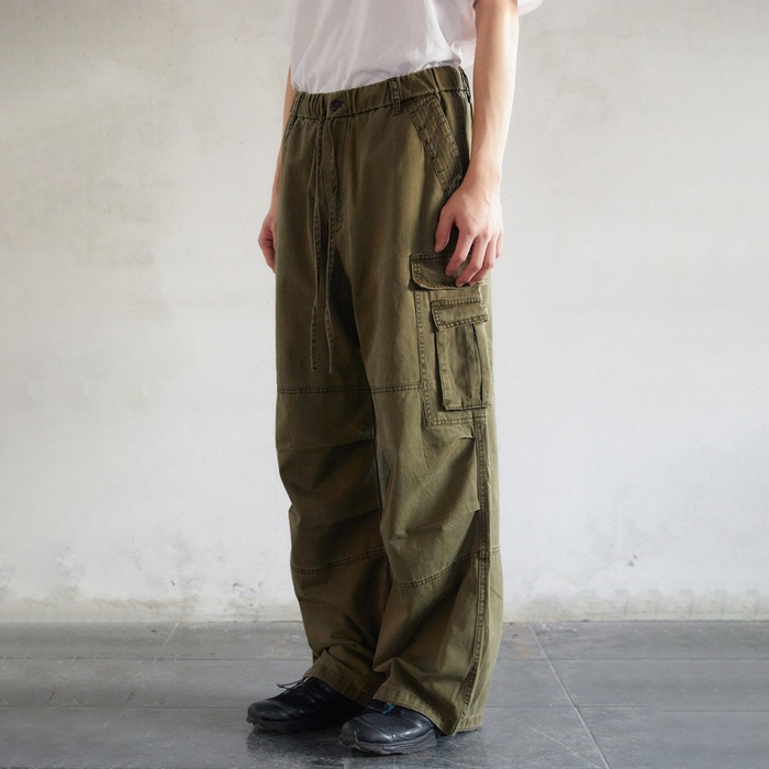 Rapwriter Denim Cargo Pants For Women Vintage High Waisted Trouser