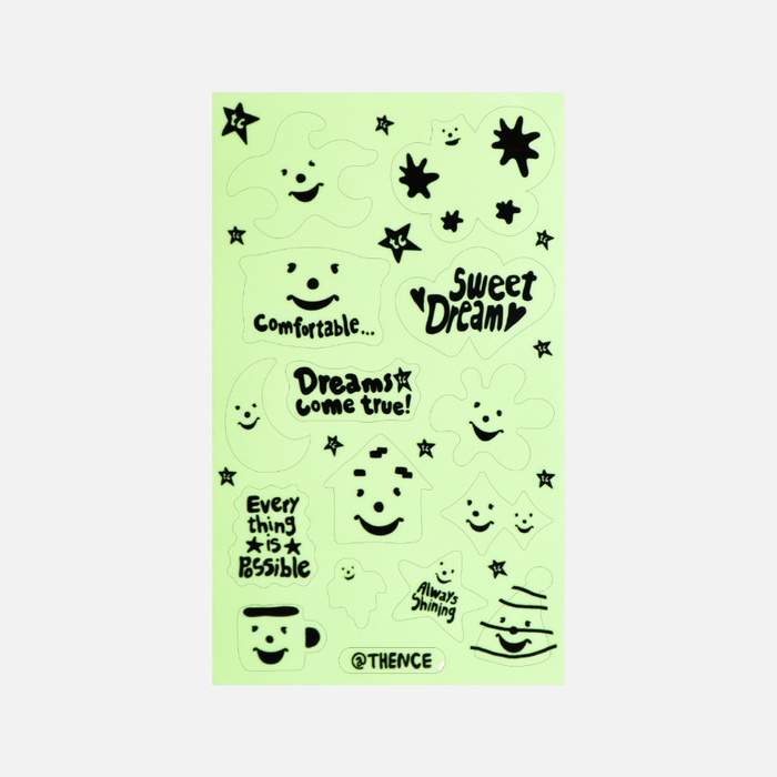 Night Glow Sticker_Typo - 감도 깊은 취향 셀렉트샵 29CM