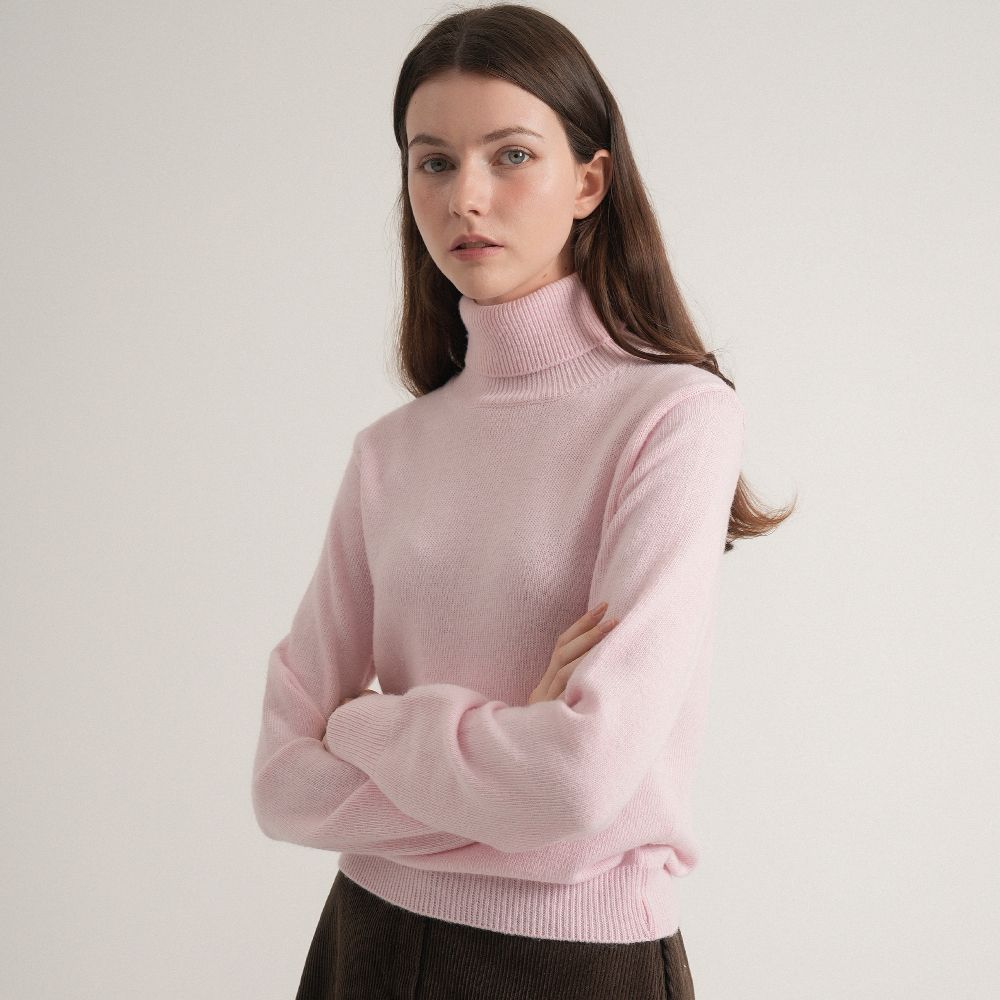 [1차리오더]Cashmere Turtleneck Sweater (Pink) 감도 깊은 취향 셀렉트샵 29CM