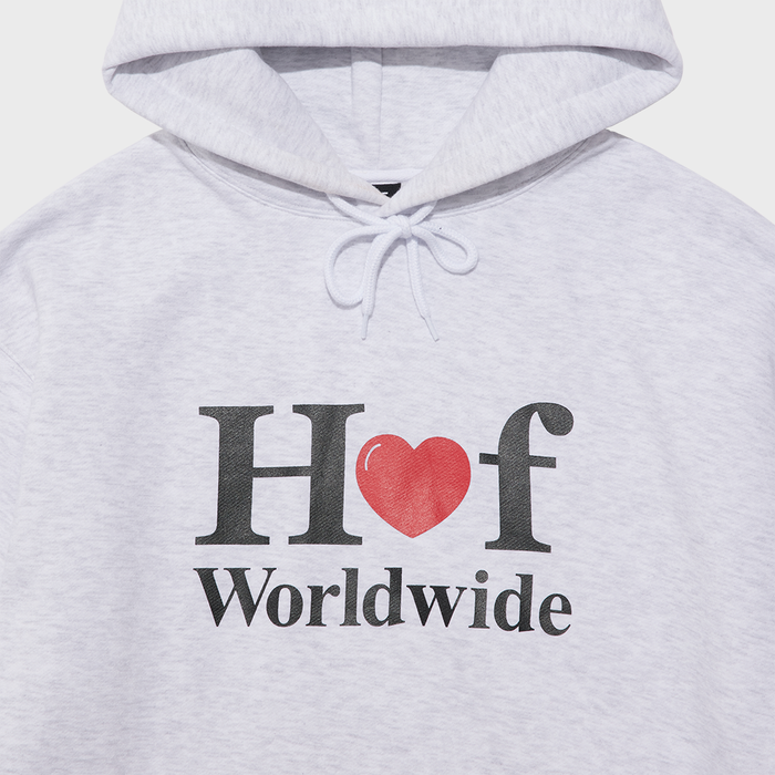 HUF LOVE PULLOVER HOODIE MELANGE 29CM