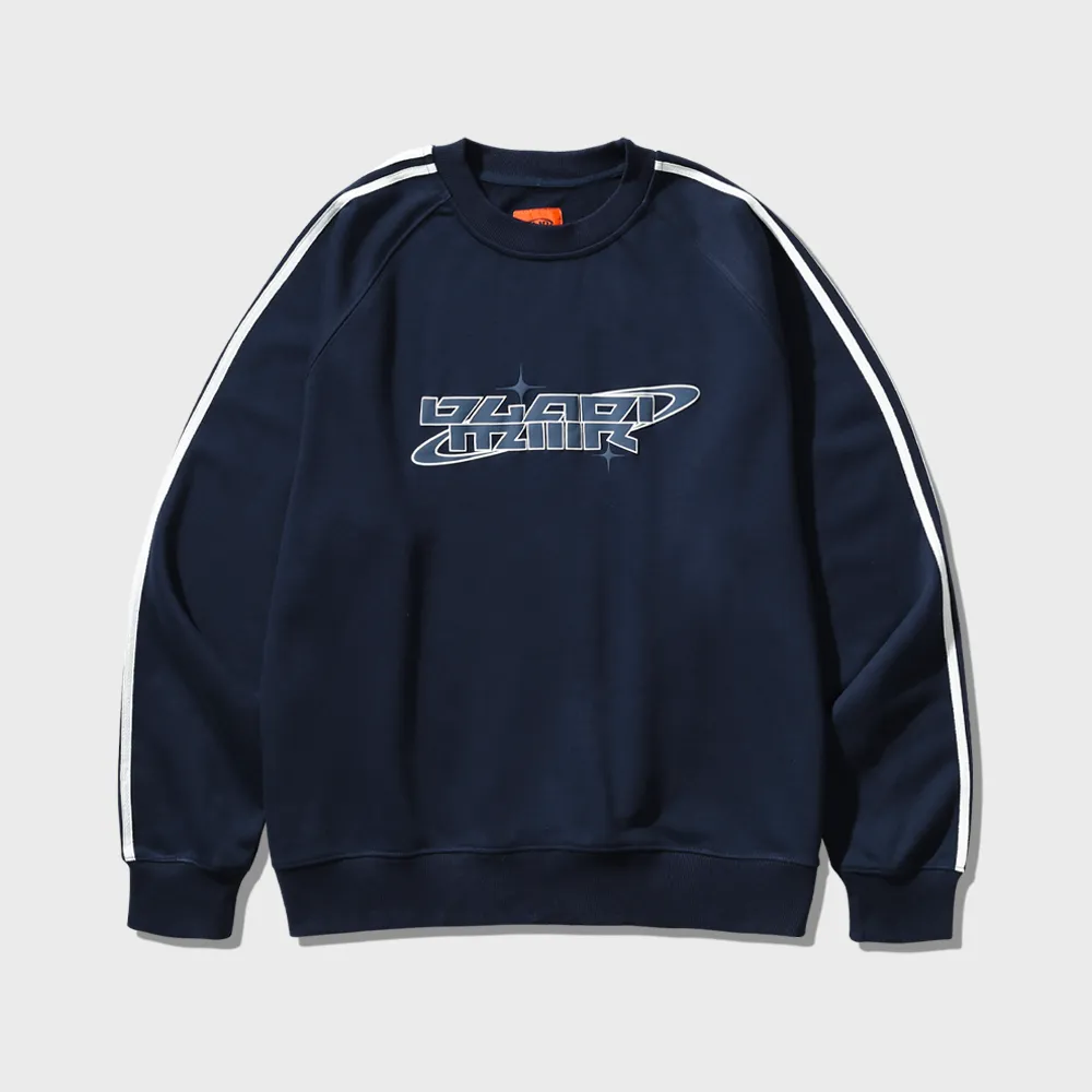 スウェット・トレーナー K-CodeYESEYESEEK-Code YES Incision Sweatshirt Navy YS240TSWC MUSINSA | YESEYESEE Y.E.S Incision Sweatshirt Navy
