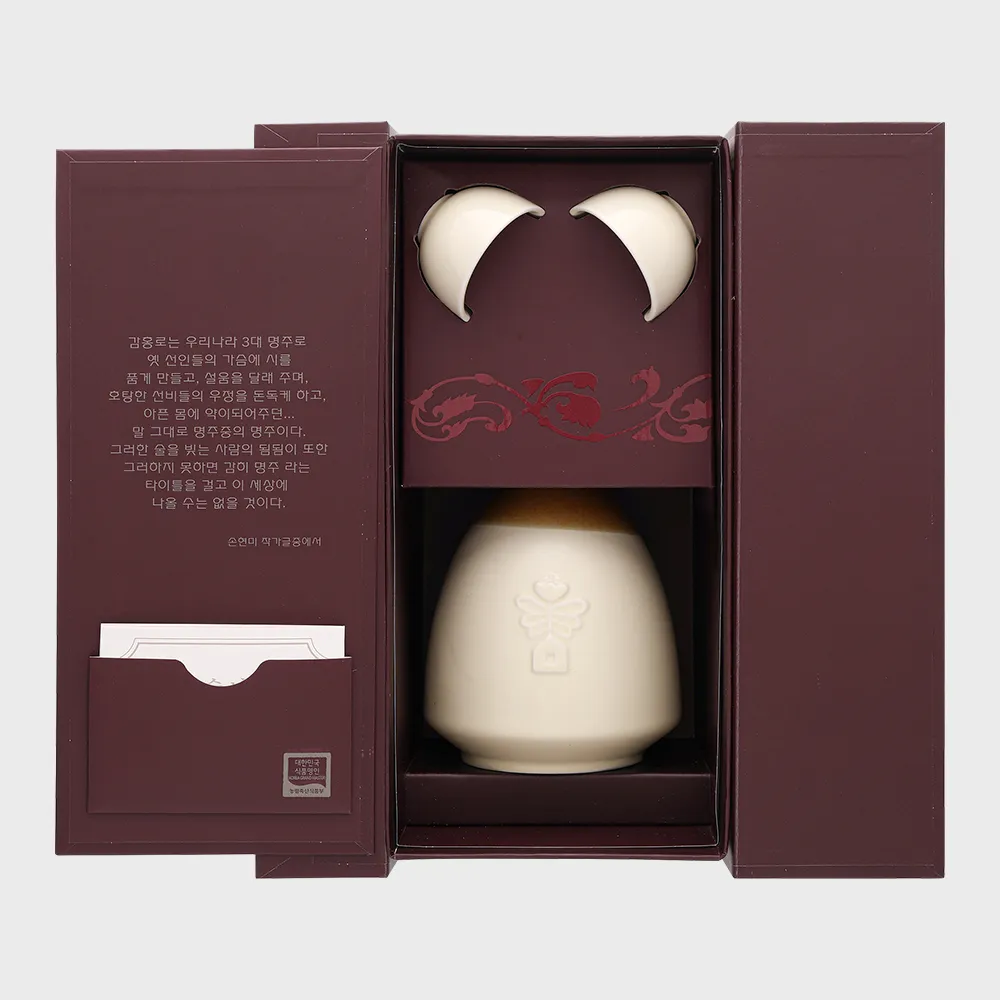 조선3대명주 감홍로 40도 400ml 선물세트 잔2 - 감도 깊은 취향 셀렉트샵 29CM