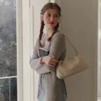 [리퍼브] 미네뜨 숄더백 Minette Shoulder Bag_Ivory