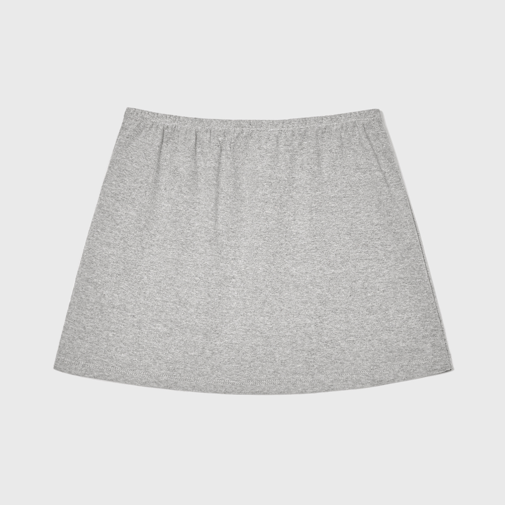 ◆GLOWNY◆ G CLASSIC MINI SKIRT GRAY GY23CLASK002 G CLASSIC MINI SKIRT (GRAY) - GLOWNY