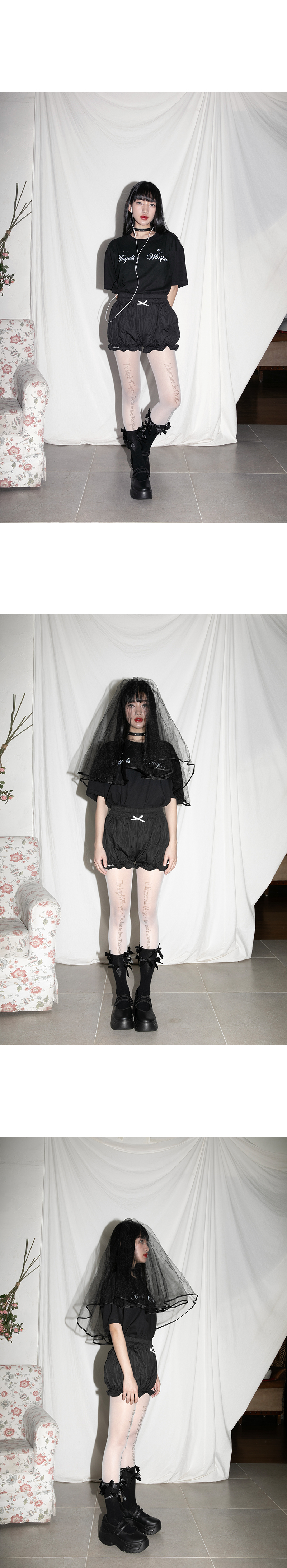 0 9 Heart Pumpkin Shorts - BLACK - 감도 깊은 취향 셀렉트샵 29CM