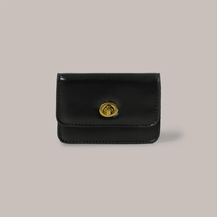 Flat Gold Wallet - Black - 감도 깊은 취향 셀렉트샵 29CM