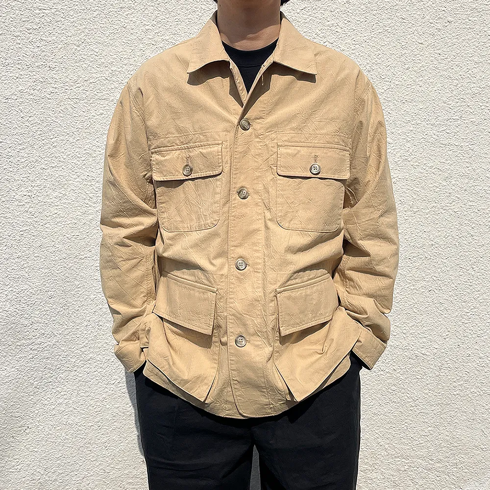 CREASE JUNGLE JACKET [BEIGE] - 감도 깊은 취향 셀렉트샵 29CM
