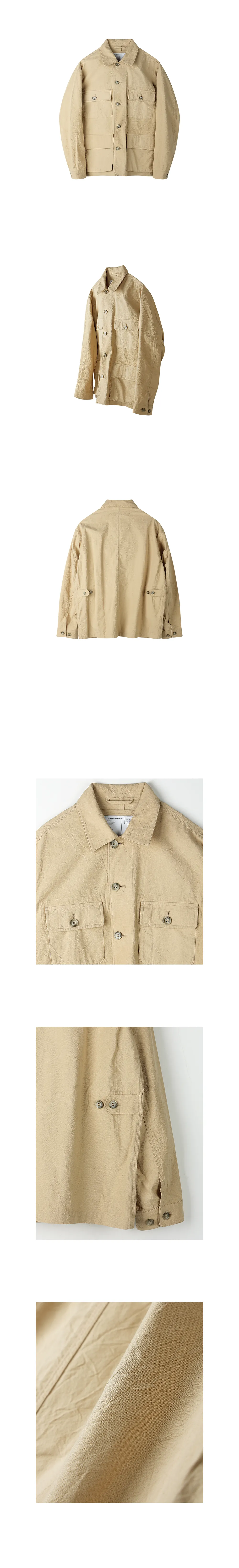 CREASE JUNGLE JACKET [BEIGE] - 감도 깊은 취향 셀렉트샵 29CM