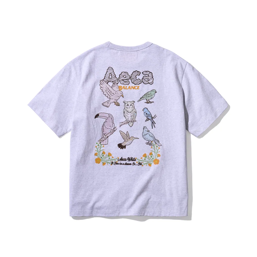 【韓国 AECA WHITE】BALANCE WAVE WAVE HALF SLEEVE-WHITE BALANCE WAVE WAVE HALF SLEEVE-WHITE - 감도 깊은 취향 셀렉트