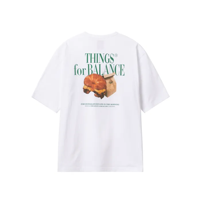 MORNING CAFE TEE-WHITE - 감도 깊은 취향 셀렉트샵 29CM