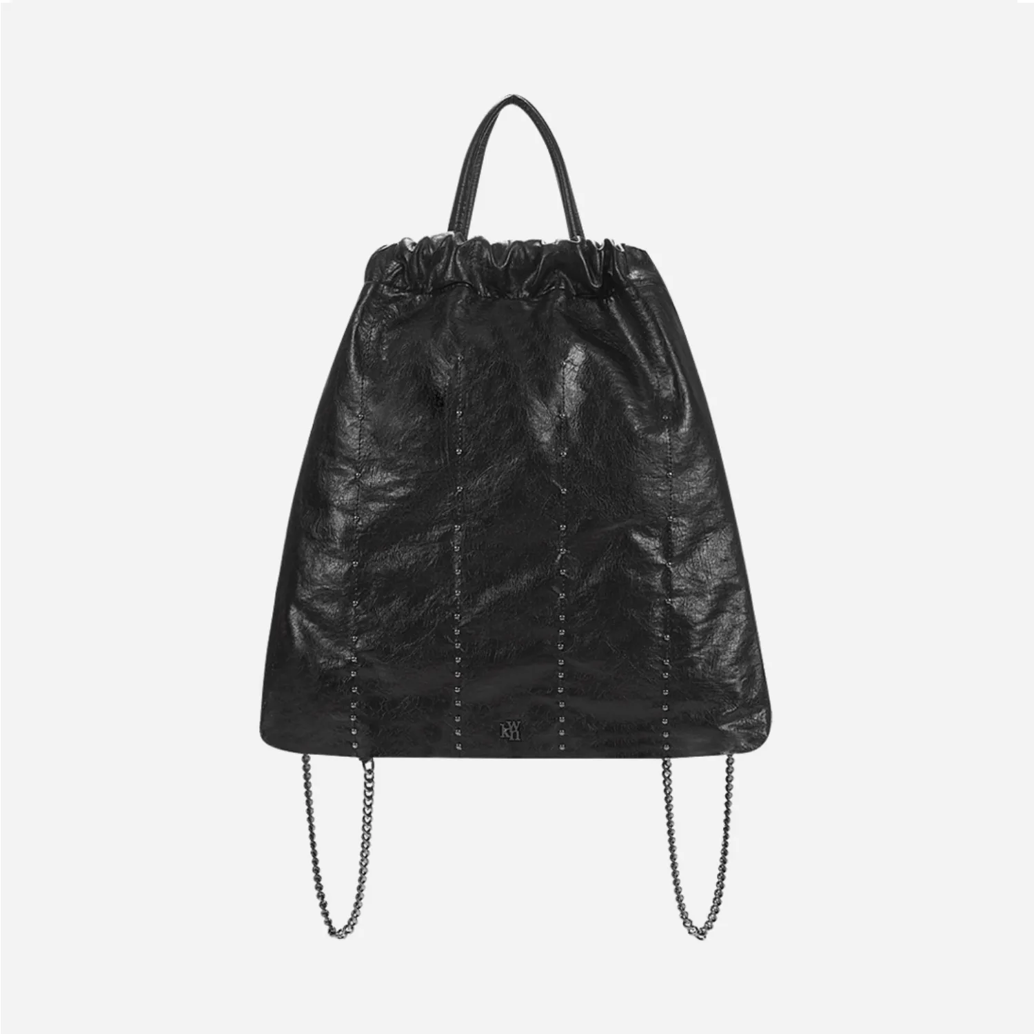 D STITCH PADDING GYM SACK IN BLACK - 감도 깊은 취향 셀렉트샵
