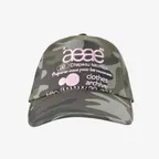 WEB LOGO CAMO 5 PANNEL CAP - [GREEN]