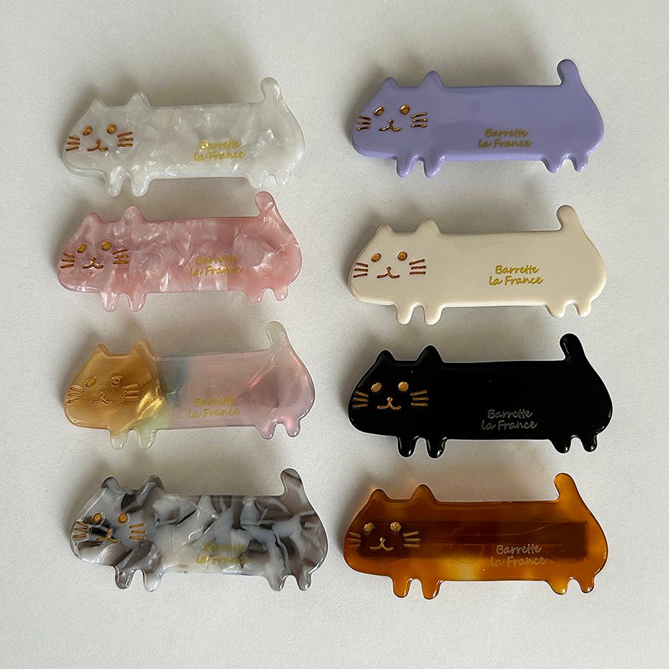 Cute cat hair pin (8color) - 감도 깊은 취향 셀렉트샵 29CM