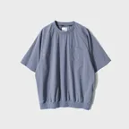 Jameson Short Woven Pullover Shirt Blue