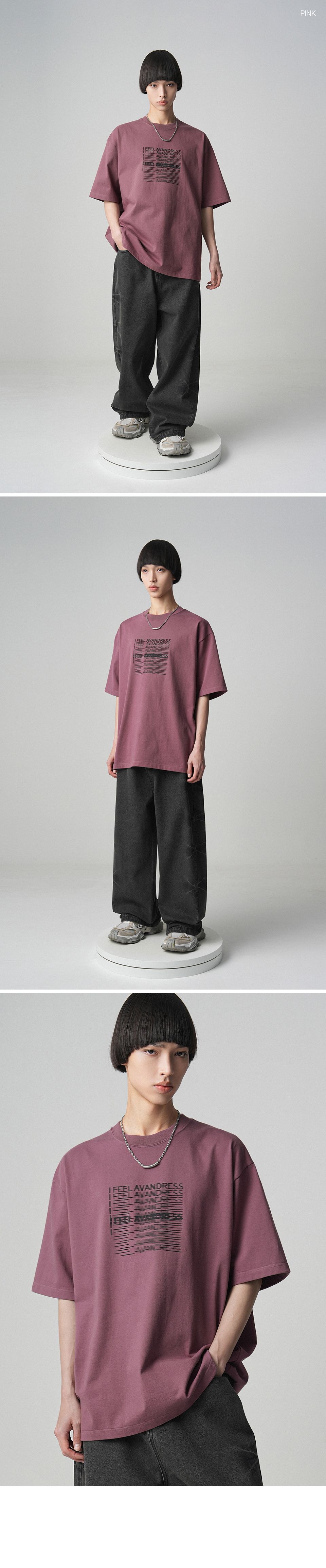 [AVANDRESS] ★24SS★Moving T-shirt - 4COL Disaster Oversize T-shirt – Official Store