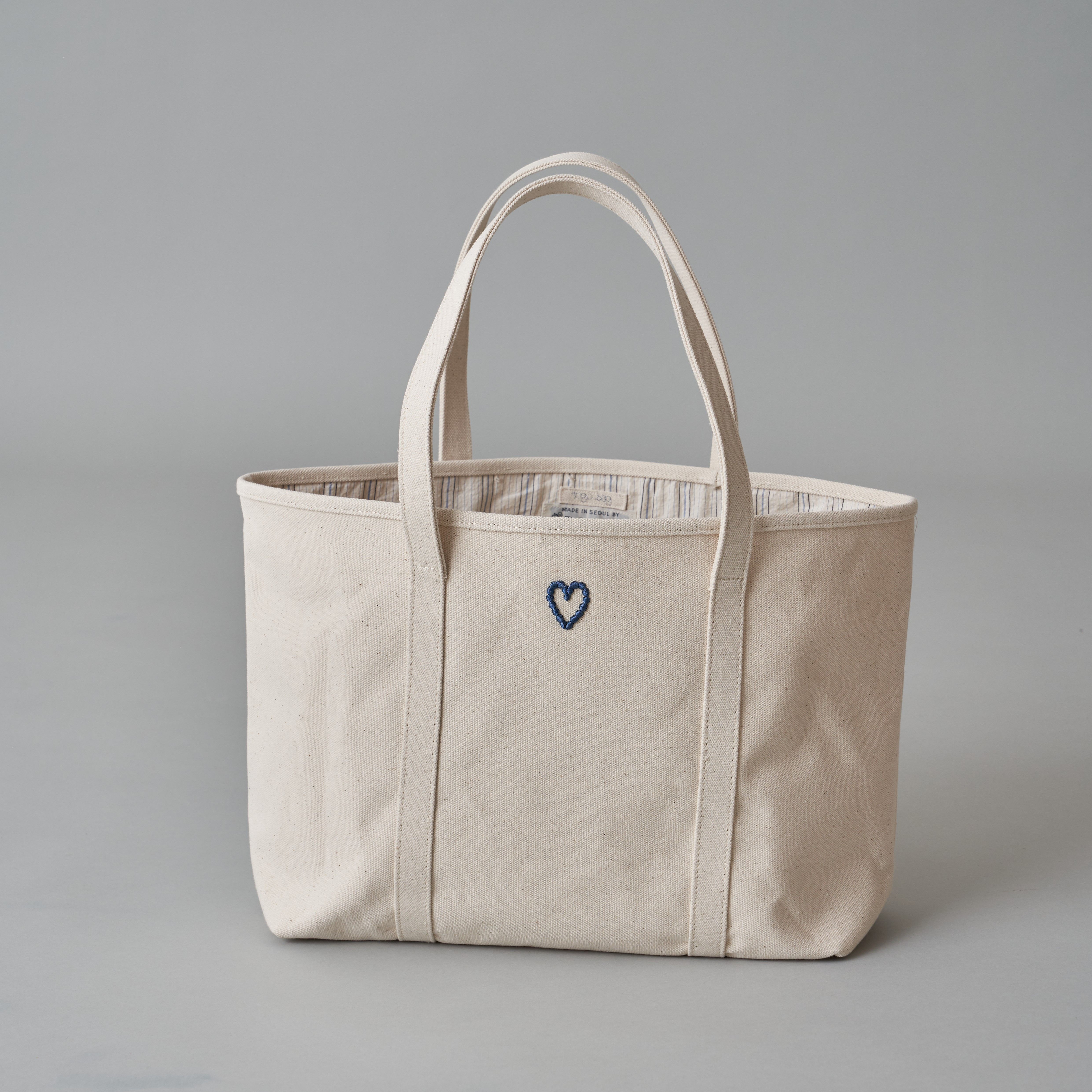 Faith Rhinestone Eco Bag Washed Natural - 감도 깊은 취향