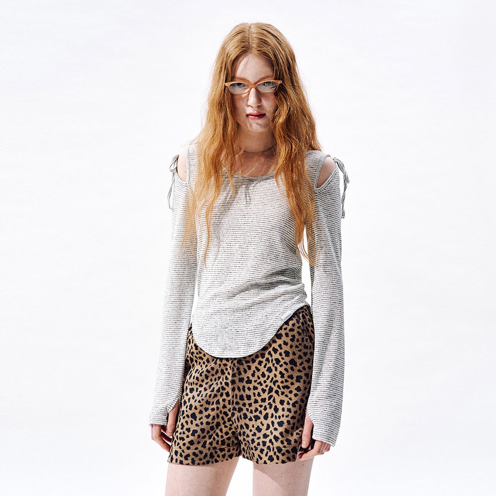 ELLE CUT OUT STRING KNIT TOP_IVORY - 감도 깊은 취향 셀렉트샵 29CM