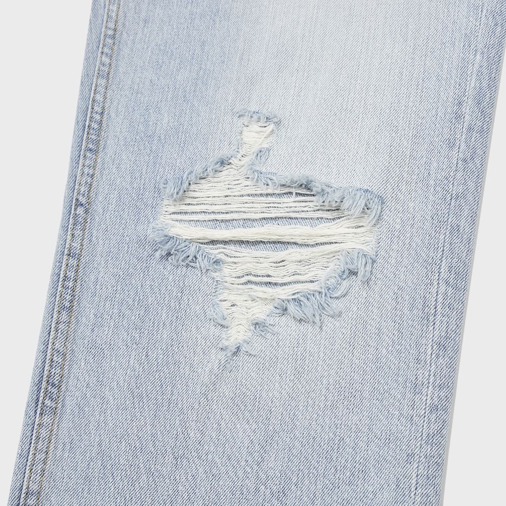 [GLOWNY]95 DESTROYED STRAIGHT FIT JEANS★韓国ファッション★ ☆送料・関税込☆GLOWNY☆95 DESTROYED STRAIGHT FIT JEANS☆