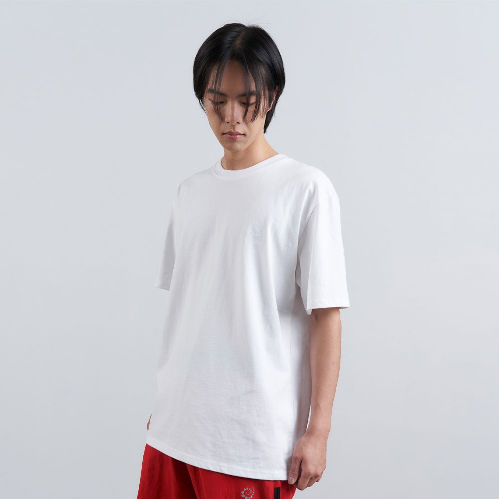 볼더 스월 로고 티 (화이트-화이트) - 감도 깊은 취향 셀렉트샵 29CM